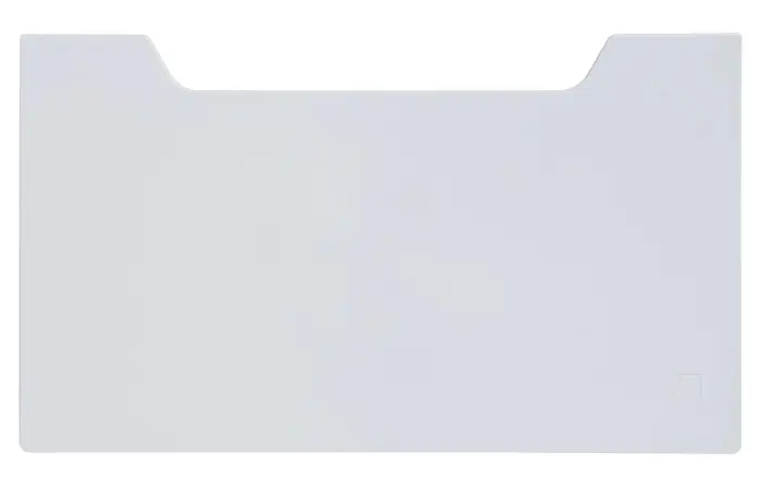 Plaque de recouvrement horizontal A4 - Gris lumière