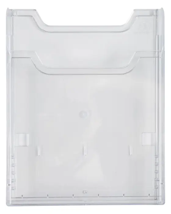 Distributeur de prospectus vertical A4 - Cristal