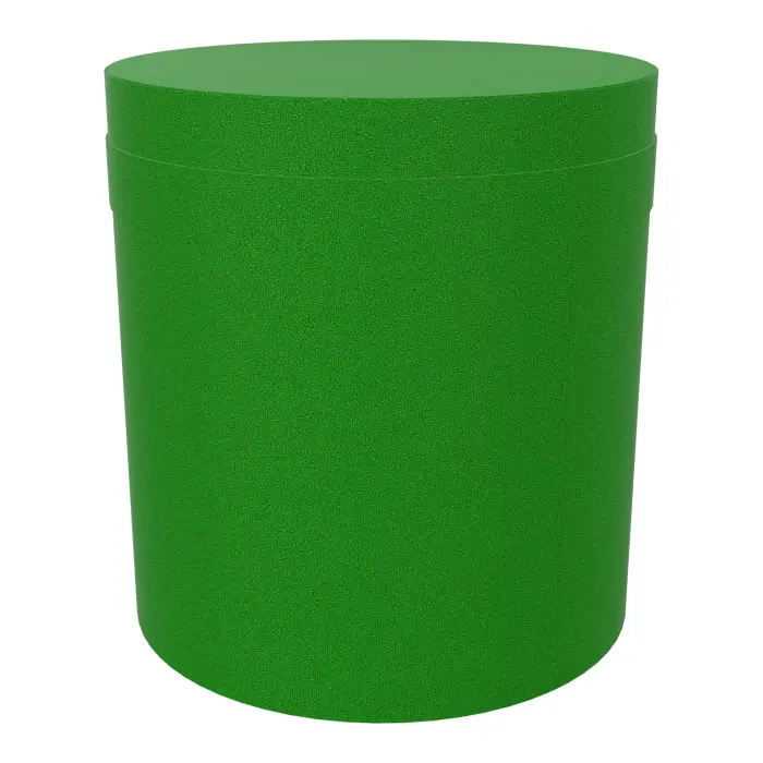 Pouf avec lanière sur patins Zélie D. 40 x H. 48,5 cm assise tissu Step bambou