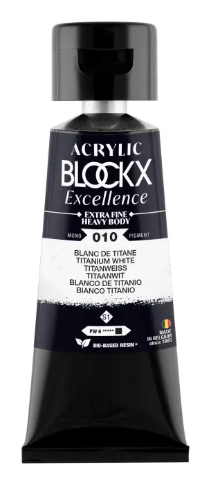Peinture acrylique extra-fine fine tube 75ml - Blanc de titane - New