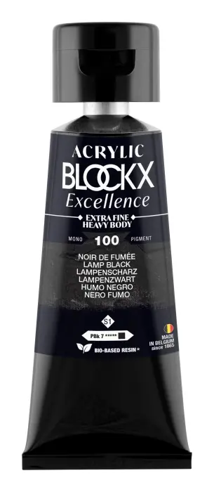 Peinture acrylique extra-fine fine tube 75ml - Noir de fumée - New