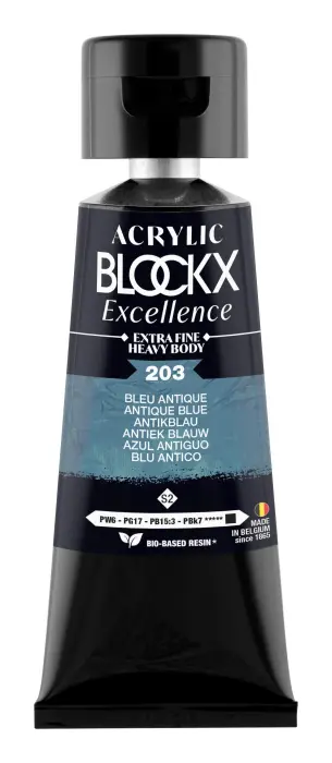 Peinture acrylique extra-fine fine tube 75ml - Bleu antique - New