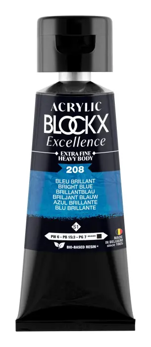 Peinture acrylique extra-fine fine tube 75ml - Bleu brillant - New