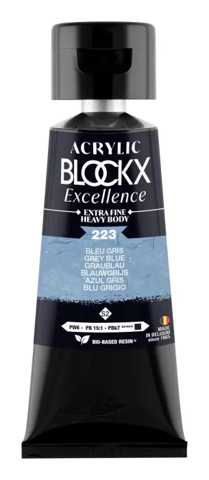 Peinture acrylique extra-fine fine tube 75ml - Bleu gris - New