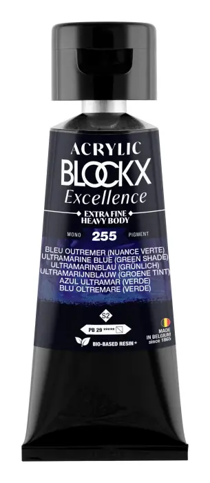Peinture acrylique extra-fine fine tube 75ml - Bleu outremer (nuance verte) - New