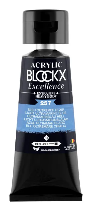 Peinture acrylique extra-fine fine tube 75ml - Bleu d'outremer clair - New