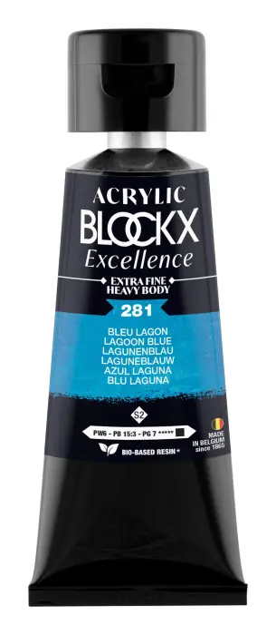 Peinture acrylique extra-fine fine tube 75ml - Bleu lagon - New