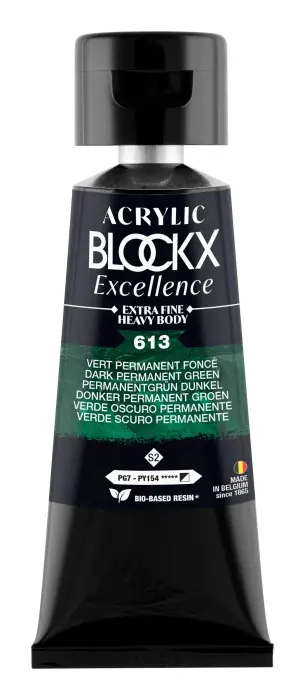 Peinture acrylique extra-fine fine tube 75ml - Vert permanent foncé - New