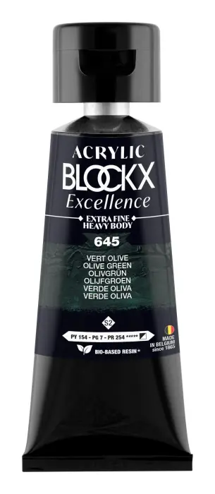 Peinture acrylique extra-fine fine tube 75ml - Vert olive - New