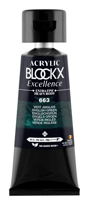 Peinture acrylique extra-fine fine tube 75ml - Vert anglais - New