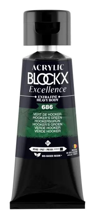 Peinture acrylique extra-fine fine tube 75ml - Vert de Hooker - New