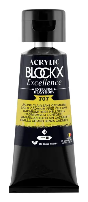 Peinture acrylique extra-fine fine tube 75ml - Jaune clair sans cadmium - New