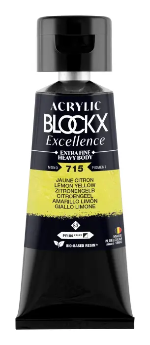 Peinture acrylique extra-fine fine tube 75ml - Jaune citron - New