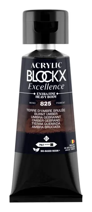 Peinture acrylique extra-fine fine tube 75ml - Terre d'Ombre Brulée - New