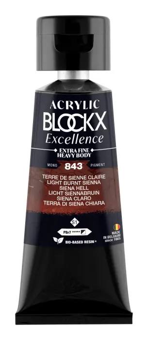 Peinture acrylique extra-fine fine tube 75ml - Terre de Sienne claire - New