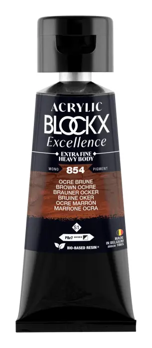 Peinture acrylique extra-fine fine tube 75ml - Ocre brune - New