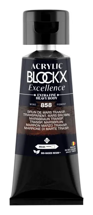 Peinture acrylique extra-fine fine tube 75ml - Brun de mars transp. - New