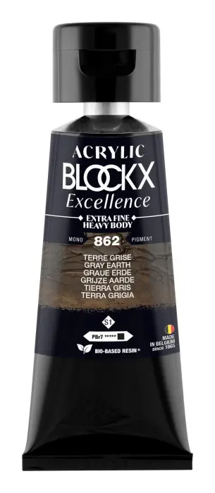 Peinture acrylique extra-fine fine tube 75ml - Terre Grise - New