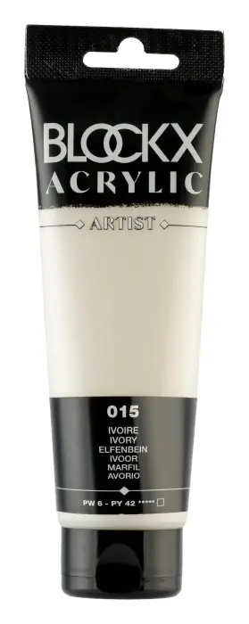 Peinture acrylique fine tube 120ml - Ivoire