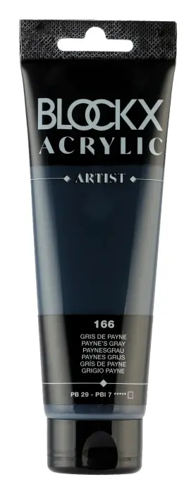 Peinture acrylique fine tube 120ml - Gris de Payne