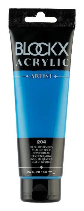 Peinture acrylique fine tube 120ml - Bleu de Sèvres