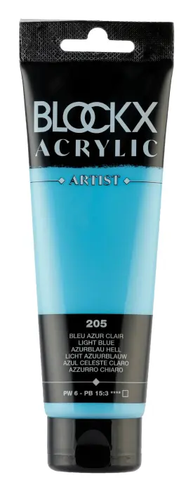 Peinture acrylique fine tube 120ml - Bleu azur
