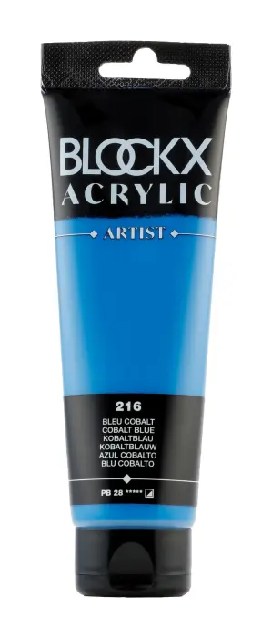 Peinture acrylique fine tube 120ml - Bleu cobalt