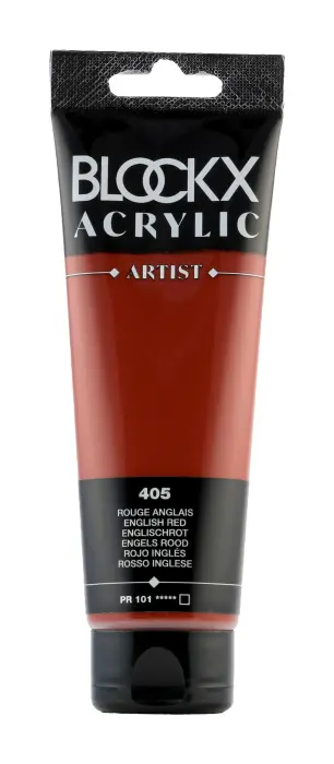 Peinture acrylique fine tube 120ml - Rouge anglais