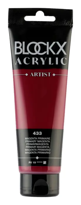 Peinture acrylique fine tube 120ml - Magenta primaire