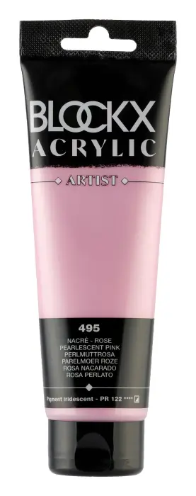 Peinture acrylique fine tube 120ml - Rose nacré
