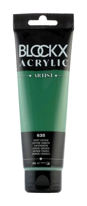Peinture acrylique fine tube 120ml - Vert oxyde
