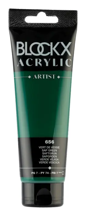 Peinture acrylique fine tube 120ml - Vert de vessie