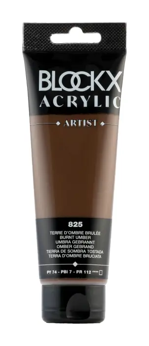 Peinture acrylique fine tube 120ml - Terre d'ombre brûlée