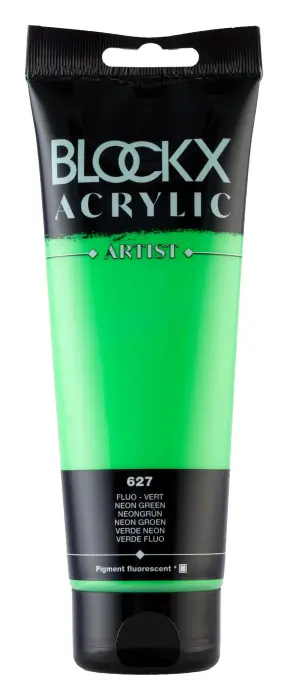 Peinture acrylique fine tube 250ml - Vert fluo