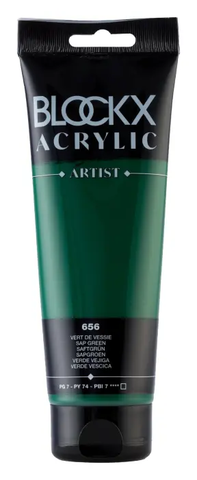 Peinture acrylique fine tube 250ml - Vert de vessie