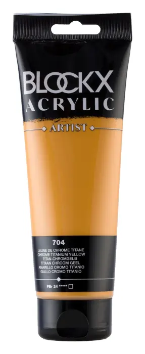 Peinture acrylique fine tube 250ml - Jaune de chrome titane