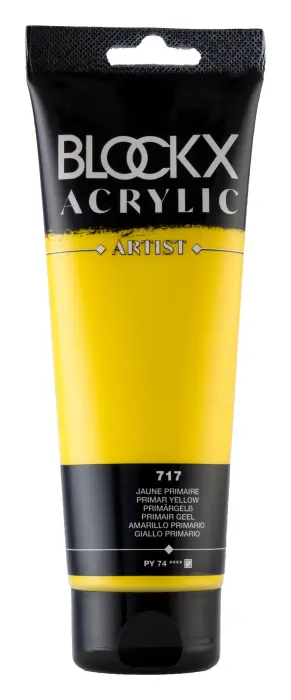 Peinture acrylique fine tube 250ml - Jaune primaire