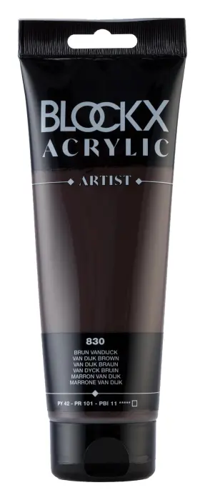 Peinture acrylique fine tube 250ml - Brun Van Dijk