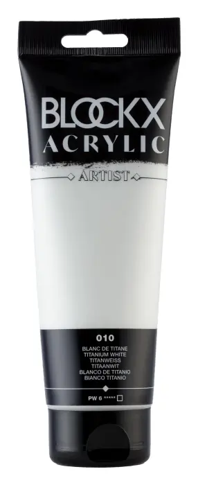 Peinture acrylique fine tube 250ml - Blanc de titane