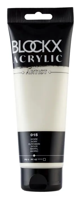 Peinture acrylique fine tube 250ml - Ivoire