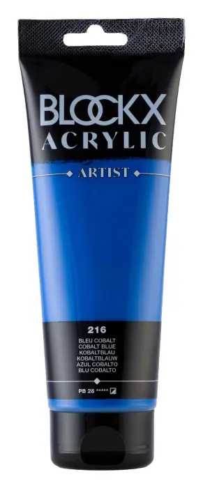 Peinture acrylique fine tube 250ml - Bleu cobalt