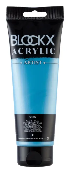 Peinture acrylique fine tube 250ml - Bleu nacré