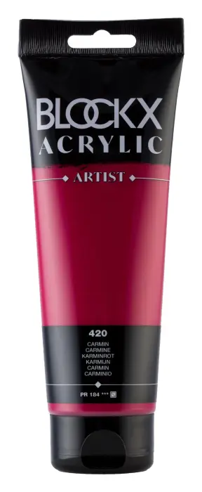 Peinture acrylique fine tube 250ml - Carmin