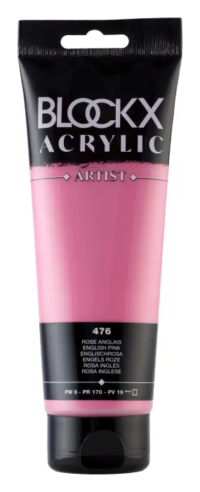 Peinture acrylique fine tube 250ml - Rose anglais