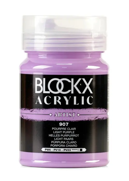 Peinture acrylique fine pot 500ml - Pourpre clair