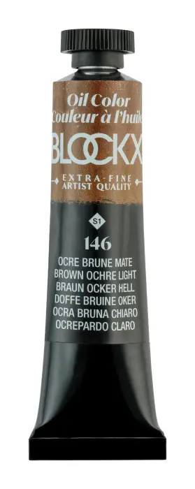 Peinture à l'huile extra-fine tube 20ml - Ocre brune mate
