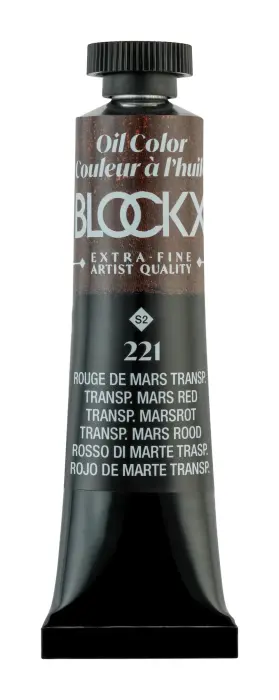 Peinture à l'huile extra-fine tube 20ml - Rouge de Mars Transparent