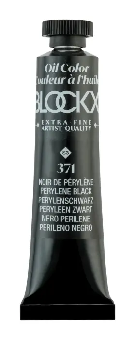 Peinture à l'huile extra-fine tube 20ml - Noir de pérylène
