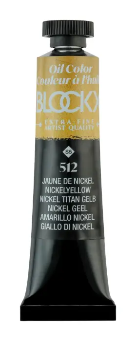 Peinture à l'huile extra-fine tube 20ml - Jaune de nickel