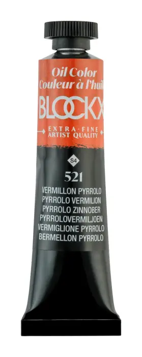 Peinture à l'huile extra-fine tube 20ml - Vermillon pyrrolo
